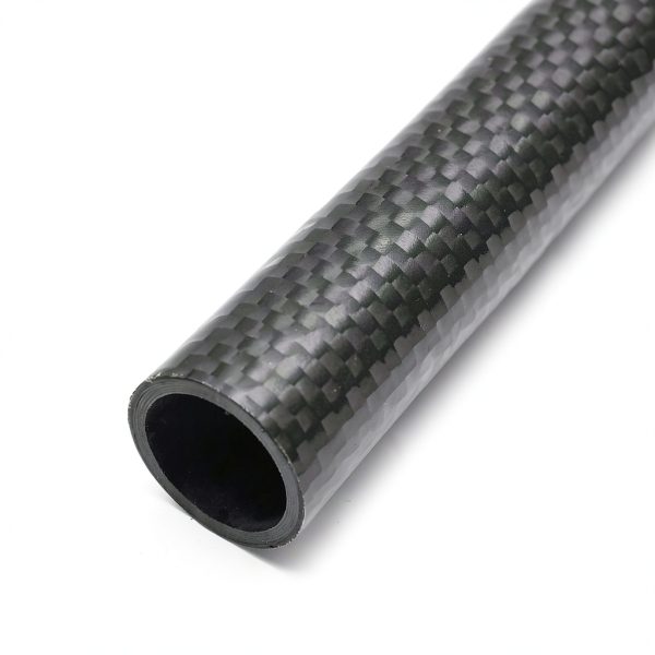 SpeedyFPV Carbon Fiber Tube 25mm x 1m Glossy Twill Weave – 2 Pack-1