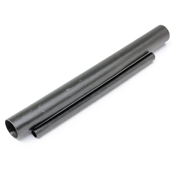 Abester 3K Carbon Fiber Tube 9mm OD x 7mm ID x 500mm Matt Roll Wrapped-1