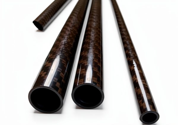 Carbon Kevlar Supply 25x23x1000mm Carbon Fiber Tube Black Glossy-2