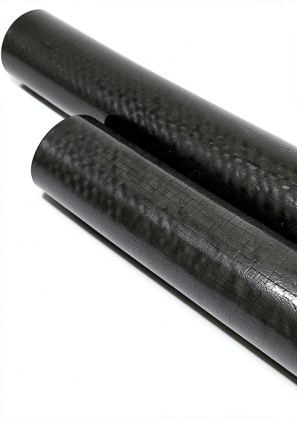 Abesterxox 3K Carbon Fiber Tube 40mm x 500mm Roll Wrapped Lightweight-4