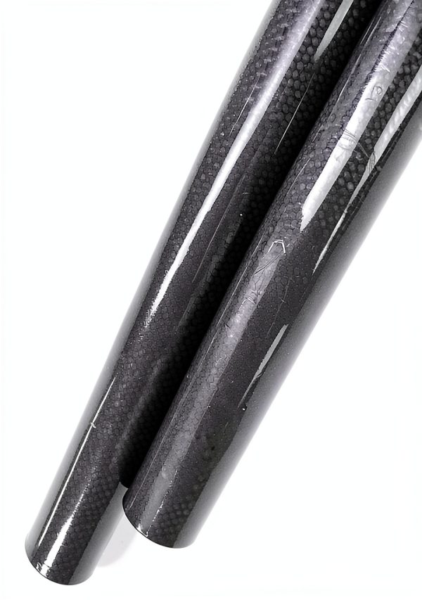 Abesterxox 3K Carbon Fiber Tube 40mm x 500mm Roll Wrapped Lightweight-11