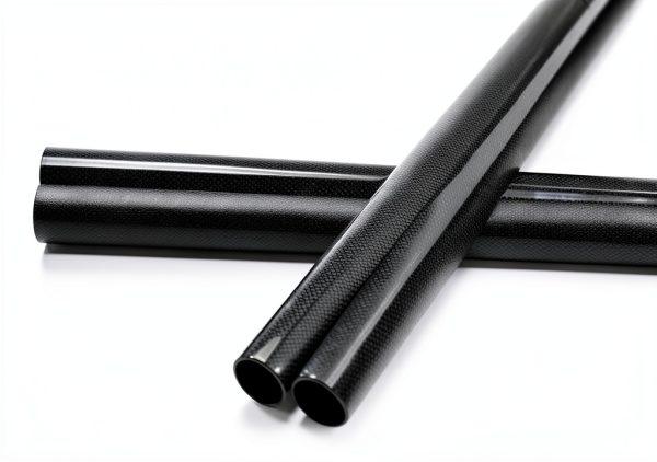 Abester 3K Carbon Fiber Tube 9mm OD x 7mm ID x 500mm Matt Roll Wrapped-3
