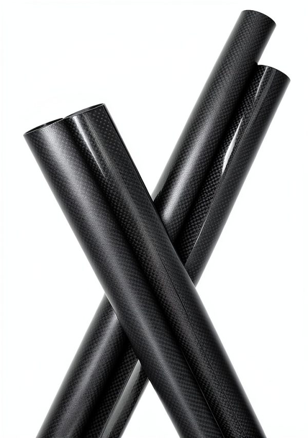 Abester 3K Carbon Fiber Tube 9mm OD x 7mm ID x 500mm Matt Roll Wrapped-4