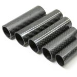 SpeedyFPV Carbon Fiber Tube 25mm x 1m Glossy Twill Weave – 2 Pack-0