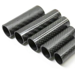 SpeedyFPV Carbon Fiber Tube 25mm x 1m Glossy Twill Weave – 2 Pack-0