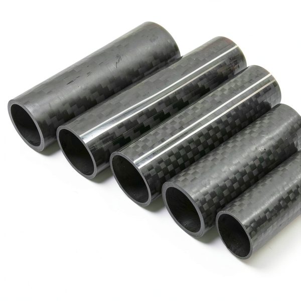 SpeedyFPV Carbon Fiber Tube 25mm x 1m Glossy Twill Weave – 2 Pack-0