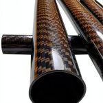 Carbon Kevlar Supply 25x23x1000mm Carbon Fiber Tube Black Glossy-0
