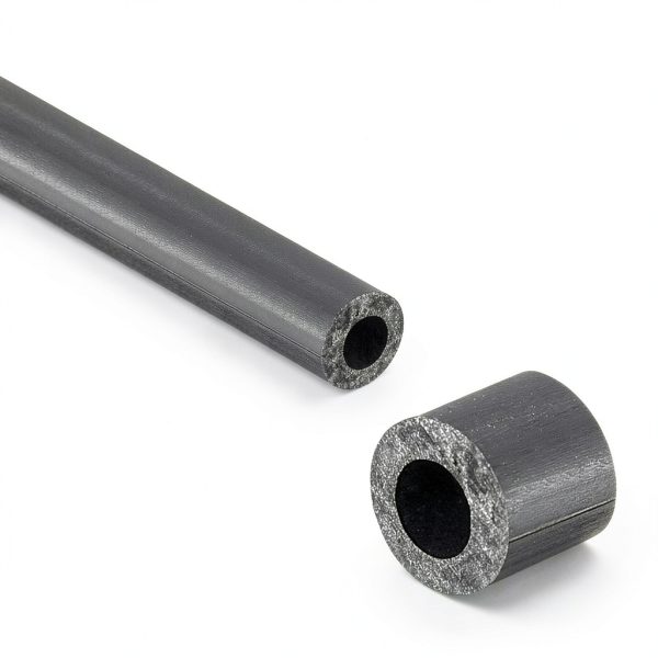 uxcell Carbon Fiber Tube 4mm OD x 2mm ID 420mm Pultruded Rod-3