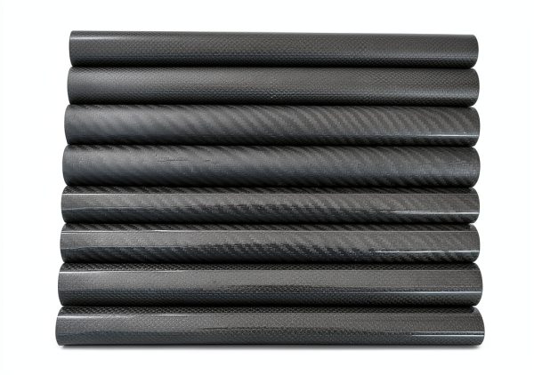 WHABEST Carbon Fiber Tube 3K Roll Wrapped 28x30x1000mm Glossy Twill-1