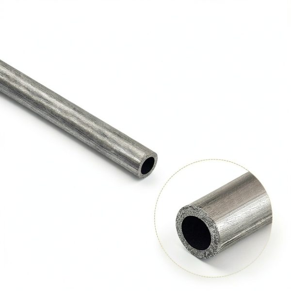 uxcell Carbon Fiber Tube 5mm OD x 3mm ID 400mm Pultruded Rod-3