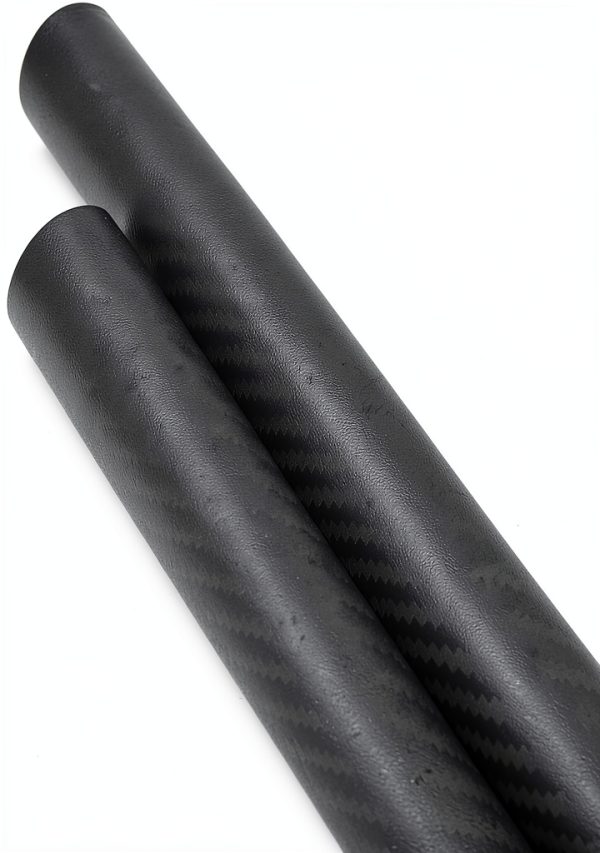 Abesterxox 3K Carbon Fiber Tube 40mm x 500mm Roll Wrapped Lightweight-2