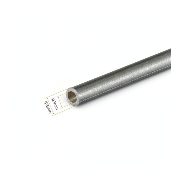 uxcell Carbon Fiber Tube 3mm OD x 2mm ID 400mm Pultruded Lightweight-2
