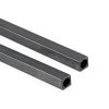 uxcell Carbon Fiber Tube 5mm Square Pultruded 200mm Lightweight Strong-0