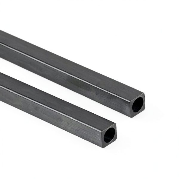 uxcell Carbon Fiber Tube 5mm Square Pultruded 200mm Lightweight Strong-0