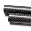 WHABEST Carbon Fiber Tube 3K Roll Wrapped 28x30x1000mm Glossy Twill-2