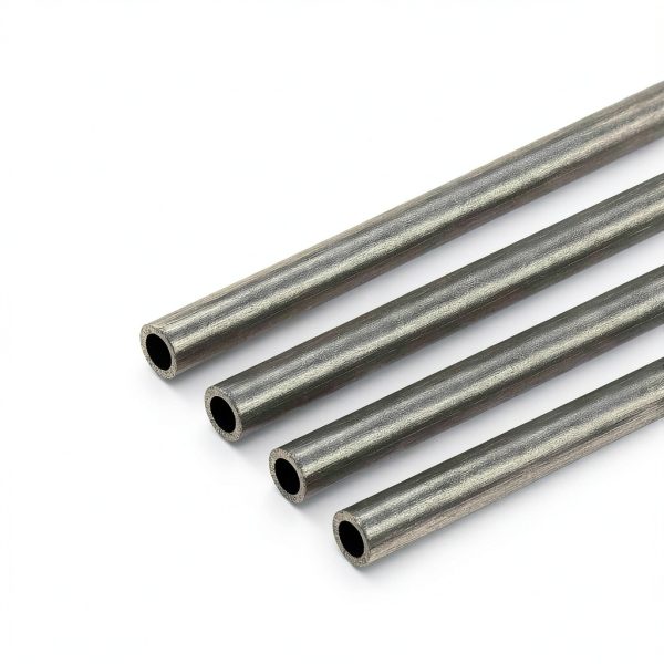 uxcell Carbon Fiber Tube 5mm OD x 3mm ID 400mm Pultruded Rod-0