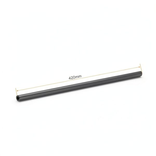 uxcell Carbon Fiber Tube 4mm OD x 2mm ID 420mm Pultruded Rod-1