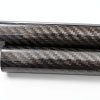 WHABEST Carbon Fiber Tube 3K Roll Wrapped 28x30x1000mm Glossy Twill-0