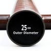 Carbon Kevlar Supply 25x23x1000mm Carbon Fiber Tube Black Glossy-4