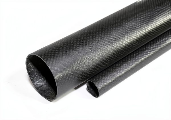 Abester 3K Carbon Fiber Tube 40mm ID x 42mm OD 500mm Strength Wrapped-0