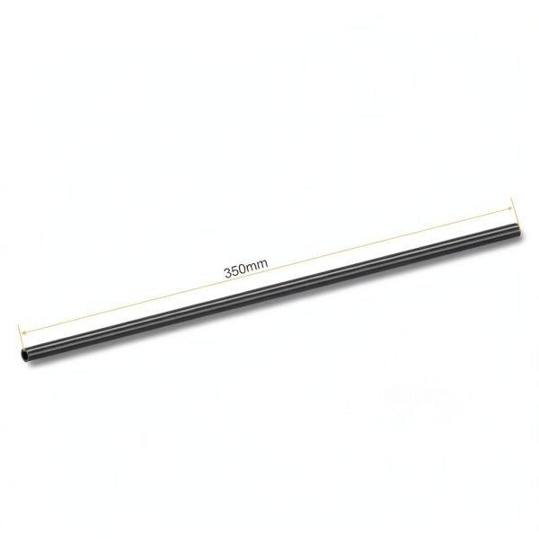 uxcell Carbon Fiber Tube 6mm x 350mm Round Lightweight for Drones-1