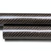 WHABEST Carbon Fiber Tube 3K Roll Wrapped 28x30x1000mm Glossy Twill-4