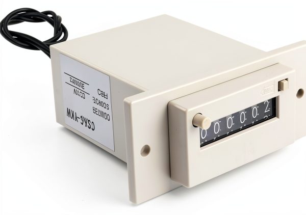 6-Digit Electromagnetic Pulse Counter, DC 12V Powered, for Counting Production, RPM or Events in Industrial and DIY Applications-1