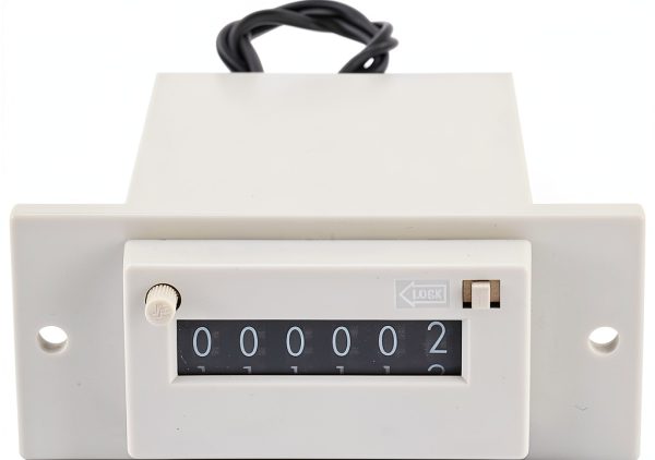6-Digit Electromagnetic Pulse Counter, DC 12V Powered, for Counting Production, RPM or Events in Industrial and DIY Applications-2
