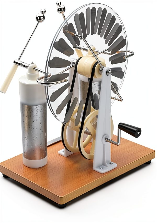 Electrostatic Generator,UUTOOL Wimshurst Static Machine Physics Electrostatic Generator Electrical Equipment Science Education-2