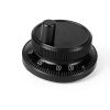 5V 60MM Hand Wheel Pulse Encoder Mill Router Manual Control Aviation Aluminum Rotary Knob Encoder for CNC System (Black)-2