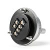 6 Terminal Electronic Hand Wheel Manual Pulse Knob Encoder for CNC System (White)-1