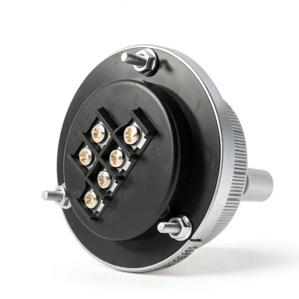 6 Terminal Electronic Hand Wheel Manual Pulse Knob Encoder for CNC System (White)-1