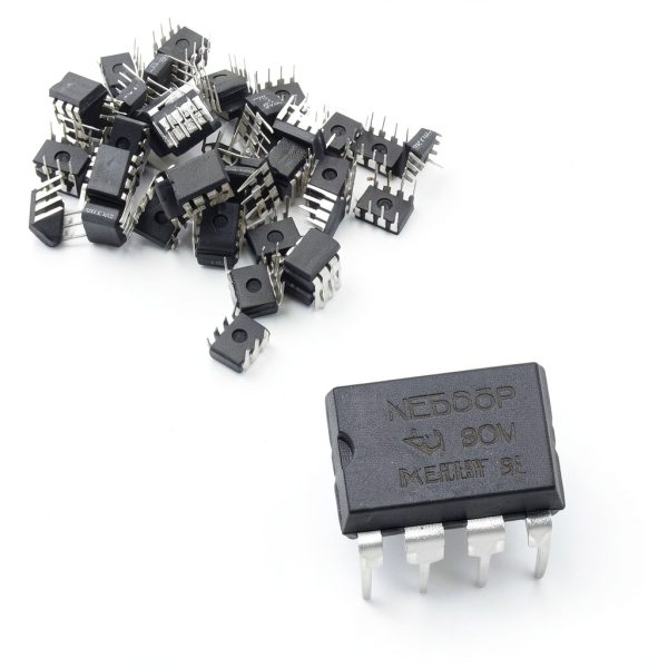NE555 Timer IC Pulse Generator Kit 50pcs JuForAcc DIP 8-3