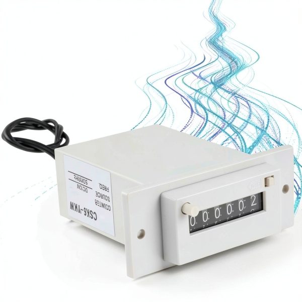 6-Digit Electromagnetic Pulse Counter, DC 12V Powered, for Counting Production, RPM or Events in Industrial and DIY Applications-5