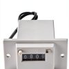 Pulse Counter Walfront CSK4 YKW 4 Digit 0 9999 Totalizer for Textile-1
