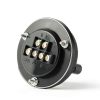 5V 60MM Hand Wheel Pulse Encoder Mill Router Manual Control Aviation Aluminum Rotary Knob Encoder for CNC System (Black)-5