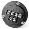 5V 60MM Hand Wheel Pulse Encoder Mill Router Manual Control Aviation Aluminum Rotary Knob Encoder for CNC System (Black)-1