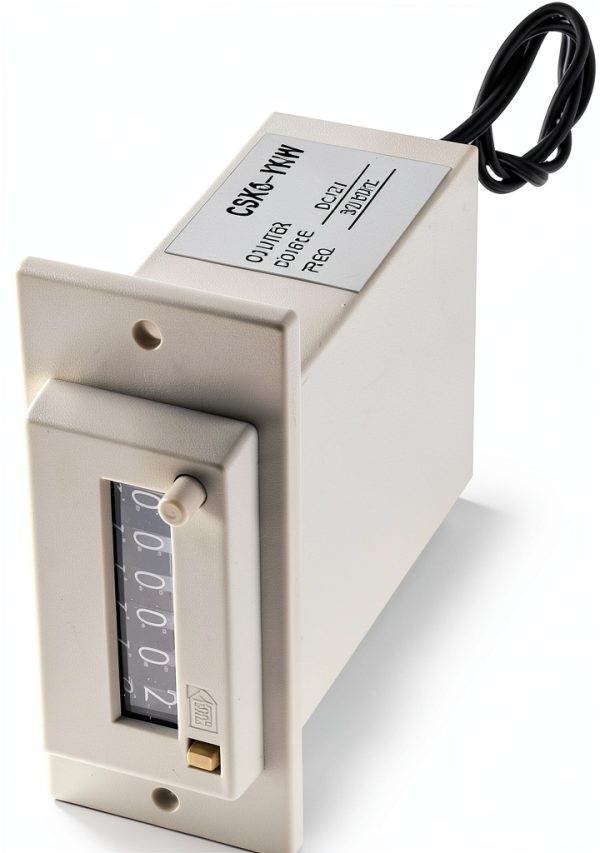 6-Digit Electromagnetic Pulse Counter, DC 12V Powered, for Counting Production, RPM or Events in Industrial and DIY Applications-0