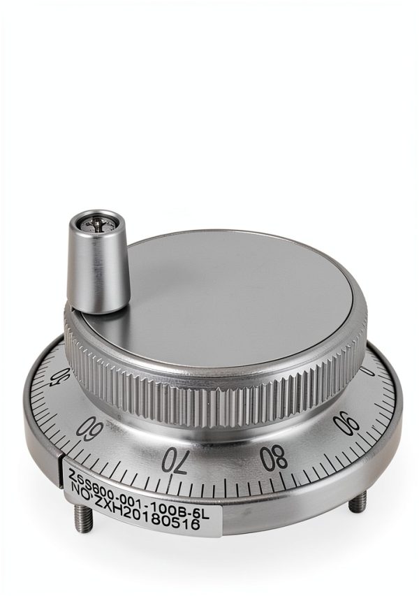 6 Terminal Electronic Hand Wheel Manual Pulse Knob Encoder for CNC System (White)-2