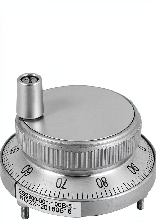 6 Terminal Electronic Hand Wheel Manual Pulse Knob Encoder for CNC System (White)-0