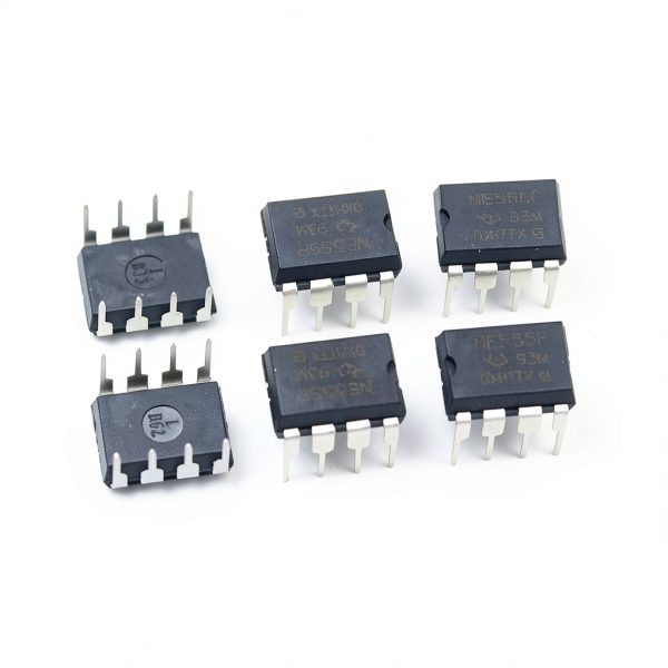 NE555 Timer IC Pulse Generator Kit 50pcs JuForAcc DIP 8-2